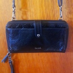 The Sak small leather black crossbody